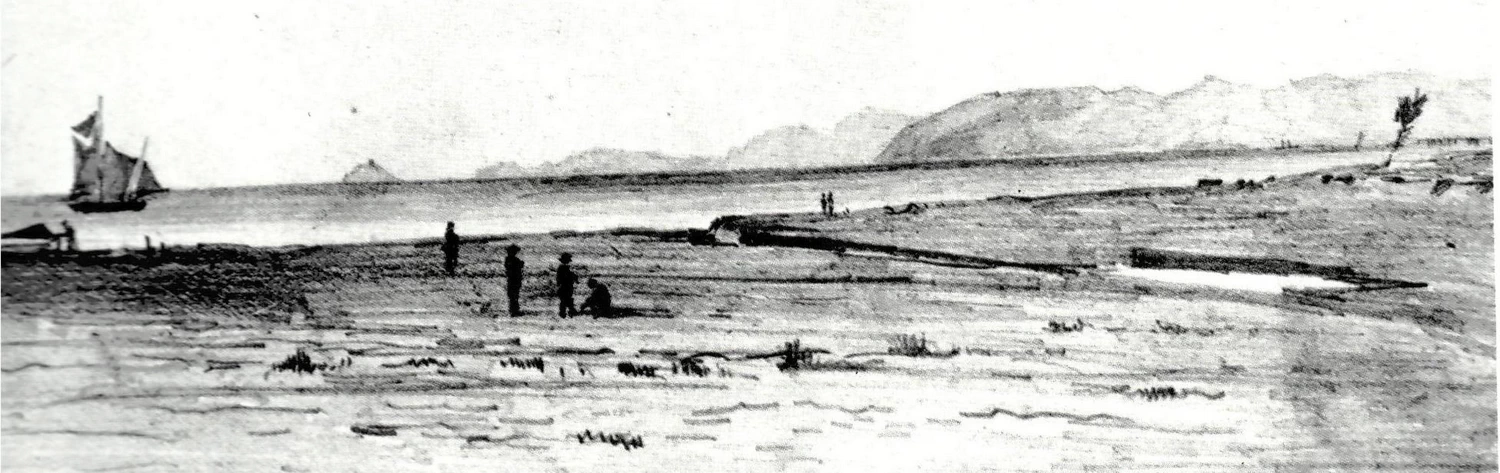 La spiaggia da Massa